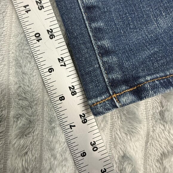 American Eagle AirFlex Jeans Mens 32x30 Original Bootcut Blue Distressed Stretch - Picture 6 of 10